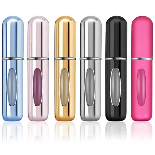 Image of 6pcs Perfume Atomiser Refillable, 5ML Mini Perfume Travel Bottle, Spray Bottles, Portable for Travel Holiday