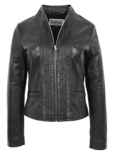 Veste de motard pour femme en cuir véritable exprimez votre liberté au quotidien