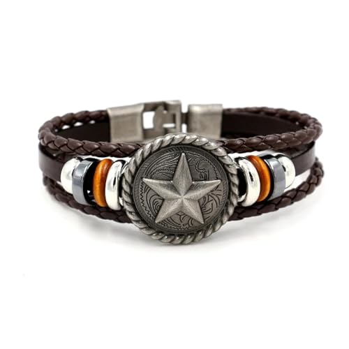 Bracelet homme bijoux vintage de haute qualité avec finitions artisanales en cuir