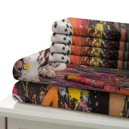 Housse de couette Bouddha fermeture éclair invisible parure microfibre 3D