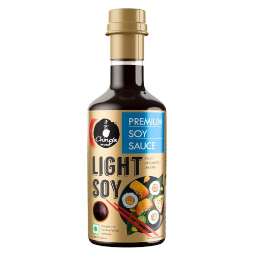 Image of Ching's Premium Light Soy Sauce 500g| With Naturally Fermented Soy| Rich, Aromatic, Umami| All Purpose Pure Veg| Suitable for cooking, Stir-fries and dip