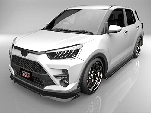 ライズ A201A A200 A210A A202A フロントアンダースポイラー サイドステップ 2点キット 国産エアロパーツ 保証付き