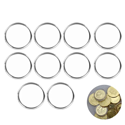 Capsulas para monedas redondas 29-39mm 10 piezas miniatura 7