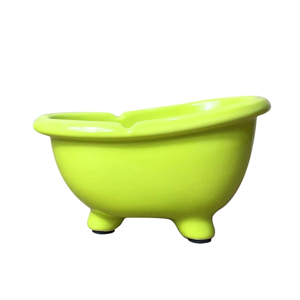 Posacenere da tavolo in ceramica, design creativo per vasca da bagno, regalo unico per fumatori, posacenere decorativo da tavolo