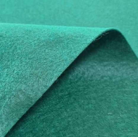 3 METROS DE TELA FIELTRO-Usos: Manualidades,decoración y disfraces-300cm por 90 cm de ancho (Verde Billar)