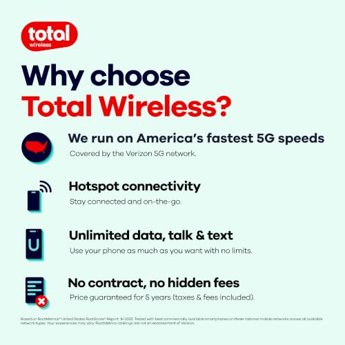 Image of Total Wireless Samsung Galaxy A36 5G, 128GB, Locked to Total Wireless | Prepaid Smartphone- 6.7 inch FHD+ 120Hz Super AMOLED Display, 50MP OIS Camera, 5000mAh Battery