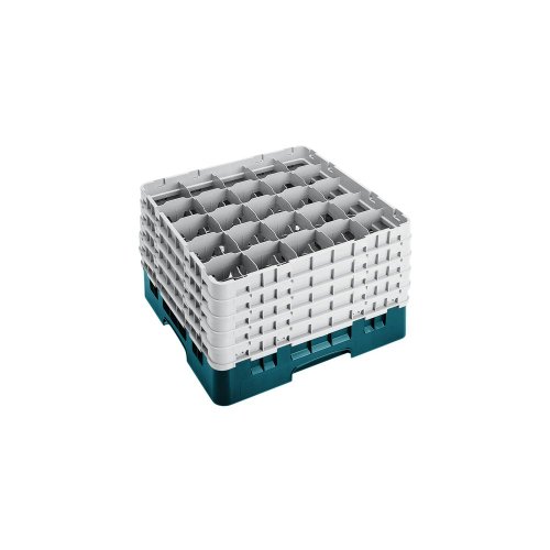 Camrack Glass Rack, W/5 Extenders, Full Size, Low Profile, 25 Compartments, 3-1/2'' Max. Dia., 11'' (2 Pieces/Unit)