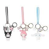 tokidoki manga SAMMLERWERT: Wenn Sie ein Fan des Anime sind oder Gegenstände mit Anime-Motiven sammeln möchten, ist dieses Schlüsselanhänger-Set ein Muss für Sie. Dieses Set enthält drei verschiedene Designs.