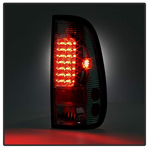 Acanii - For Smoked 1997-2003 Ford 150 99-07 F250 F350 Superduty Led Tail Lights Brake Lamps #TOP4