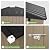 Devoko 8 x 6 FT Storage Sheds with Floor Frame, Waterproof Garden Tool Shed with Lockable Door, Outdoor Metal Utility Shed for Backyard Patio Lawn, Brown