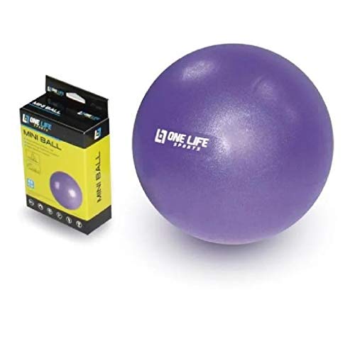 Kit Com 3 Overball Bola PVC Tonificadora De Pernas 25cm Roxa