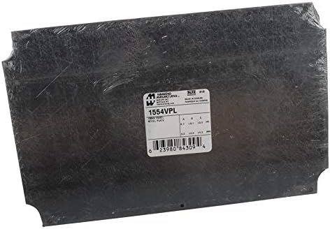 1554VPL - Panel, Heavy Duty, Steel, Unfinished, V Size Enclosures, 145 mm (Pack of 2) (1554VPL)