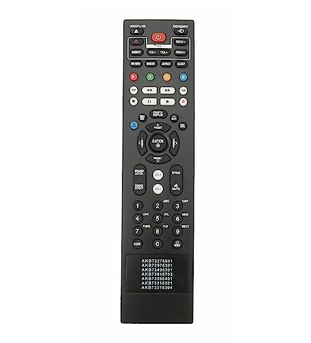 AULCMEET AKB73615702 AKB73095401 AKB73275501 AKB72975301 AKB73495301 AKB73315301 AKB73215304 Replacement Remote Control Compatible with LG Blu-ray DVD Player LHB336 HB906SB HB906TA W96 HX551 HX561