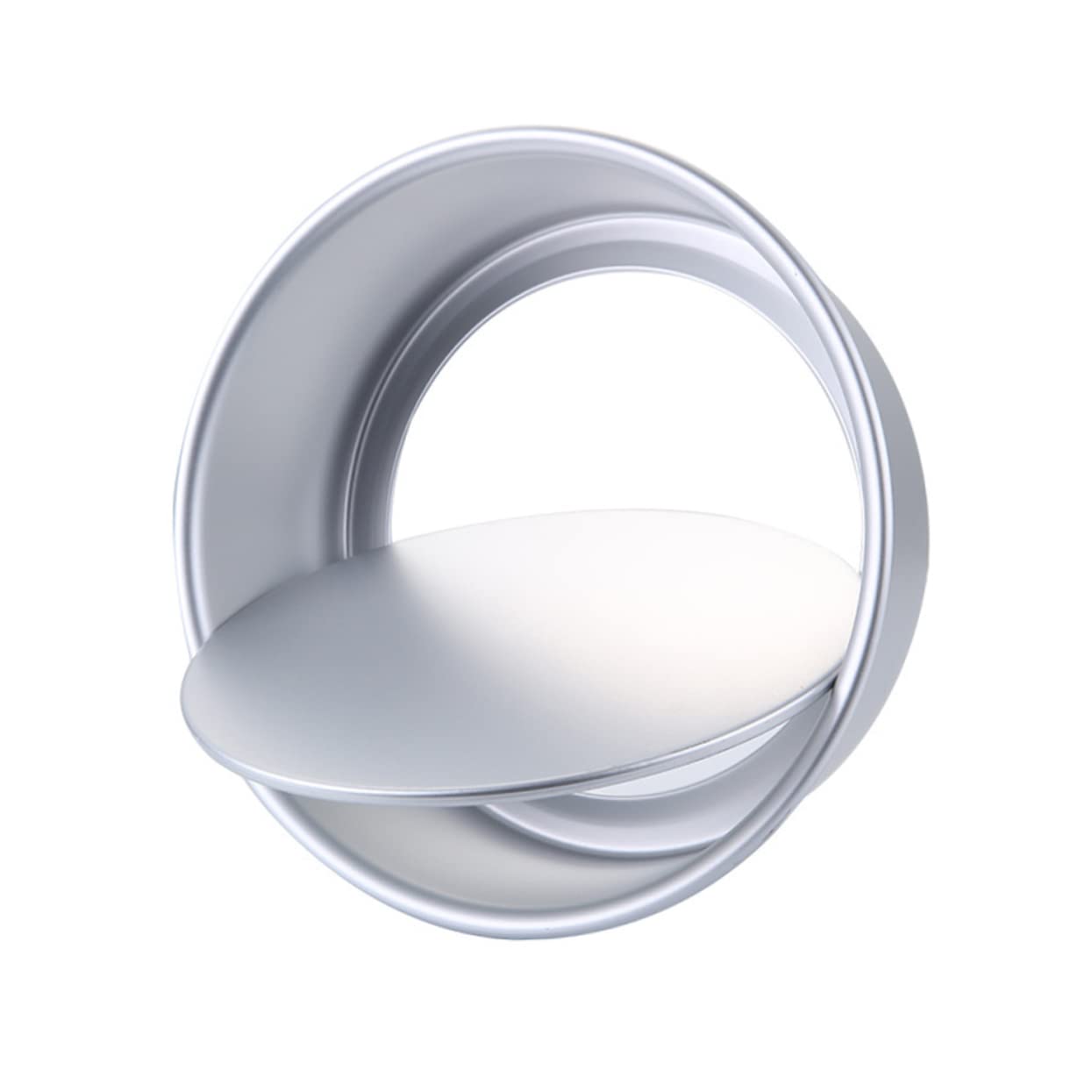 Garneck Non-stick Round Cake Molds Aluminum Family-friendly Thickened Bottom Safe for Hands for Baking