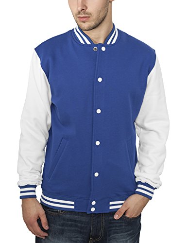 Urban Classics 2-tone College Sweatjacket, Felpa