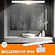NBEASTKEY LED Spiegelleuchte 28cm Badezimmer, 5W 4000K Neutralweiß IP44 wasserdicht, Aluminium Spiegellampe für Badschrank & Schminkbereich, Einfacher Montage, 230V