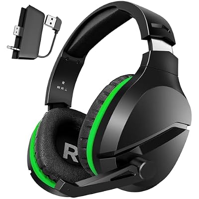 WolfLawS X3 Wireless Gaming Headset for Xbox Series X|S, Xbox One, PS5, PC, Mac, Nintendo Switch, Bluetooth Over Ear Gaming Headphones with Noise Canceling Microphone, 50H Battery, Low Latency