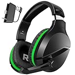 WolfLawS X3 Wireless Gaming Headset for Xbox Series X|S, Xbox One, PS5, PC, Mac, Nintendo Switch, Bluetooth Over Ear Gaming Headphones with Noise Canceling Microphone, 50H Battery, Low Latency