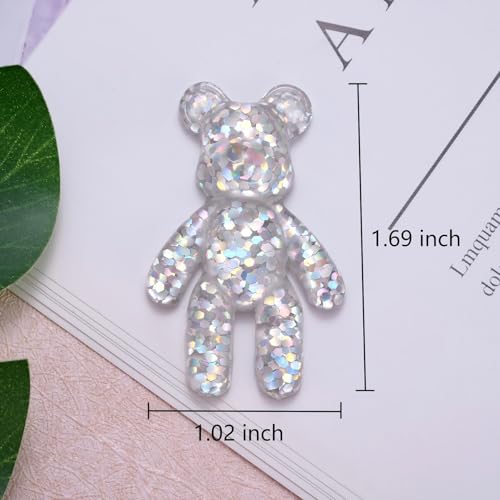 Image of Aesnefe Pocket Bear Hug Anxiety Relief, Mental Health Positivity, Autism Fidget, Stress Relief for Her, Comforting Back to School Gift - White