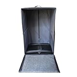 Kuroobaa ウィッグインバッグ ウィッグ持ち運び ウィッグ収納ケース ウィッグ保管 折りたたみ式 (B)