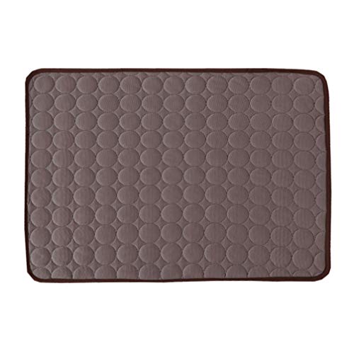 POPETPOP Pet Summer Cooling Mat Medium 23.6X20.5 Inch Dog Bed Mat Breathable Foldable Cooling Pad for Dogs Cats Indoor Outdoor Use - Image 3