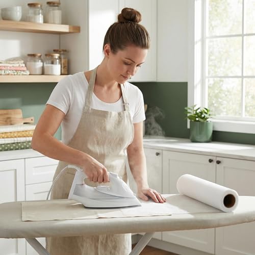 Malla adhesiva termofusible para ropa acolchado y manualidades 2 rollos 5