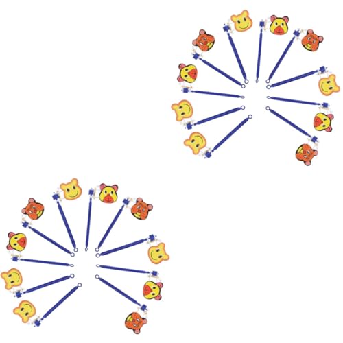 Yardwe 2 Sätze Klatschendes Klebrige Hände Lufthorn-streich Klappbrett Party Für Band Sportspiele Sport Spiele Handklatscher Zum Jubeln Handklöppel Plastik 10 Stück * 2