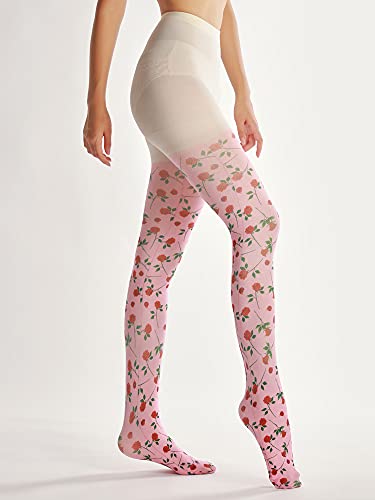 Image of Sahabowi Women Tights, Opaque High Waist Pantyhose, Vintage Control Top Stockings