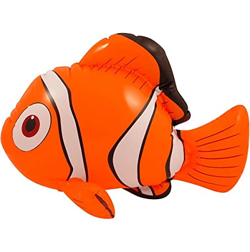 Aufblasbare Clownfische in orange - Nemo, 43 cm