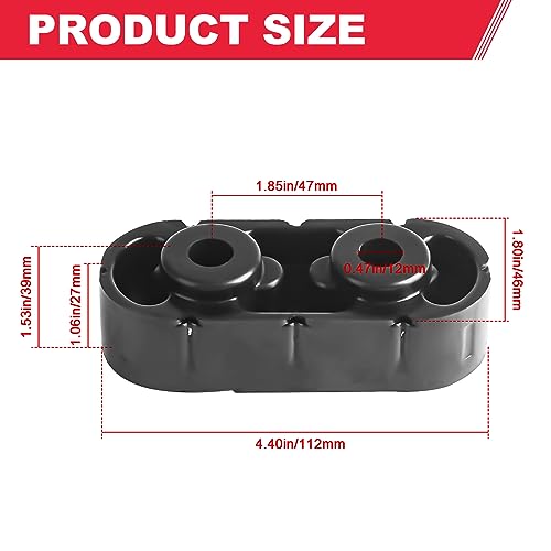 Fitede FT-025-FT Exhaust Muffler Hanger Insulator (2Pcs) 15092802 Fits thumb #3