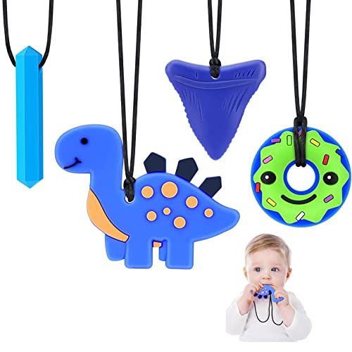 zerotop Anneau Dentition Bebe, Anneau de Dentition pour Bébé en Silicone pour Jouet de Dentition pour Bébé Jouet de Dentition Jouet Bebe Sans BPA pour Bébés de 3 4 5 6 7 8 9 10 11 12 Mois (4 Pack) Cover