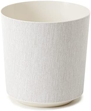 Lamela GAMA Flowerpot Herb Plant Flower pot Planter | Ø 19 cm | Holder Balcony Garden Container | Textil collection Patented technology !!! (Taupe Fabric)