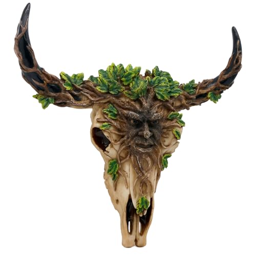 Surui longhorn bull skull wall art image