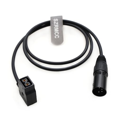 Câble XLR 4 broches mâle vers D-Tap femelle SZRMCC pour batterie Anton-Bauer