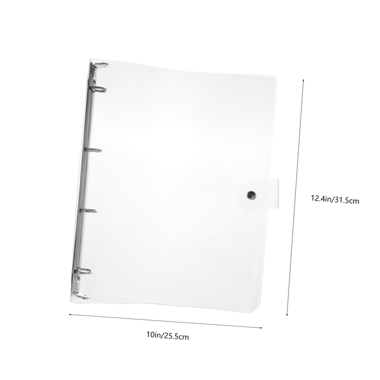 Couverture de Cahier à Anneaux 2 Pièces en Plastique, Enveloppe de Reliure