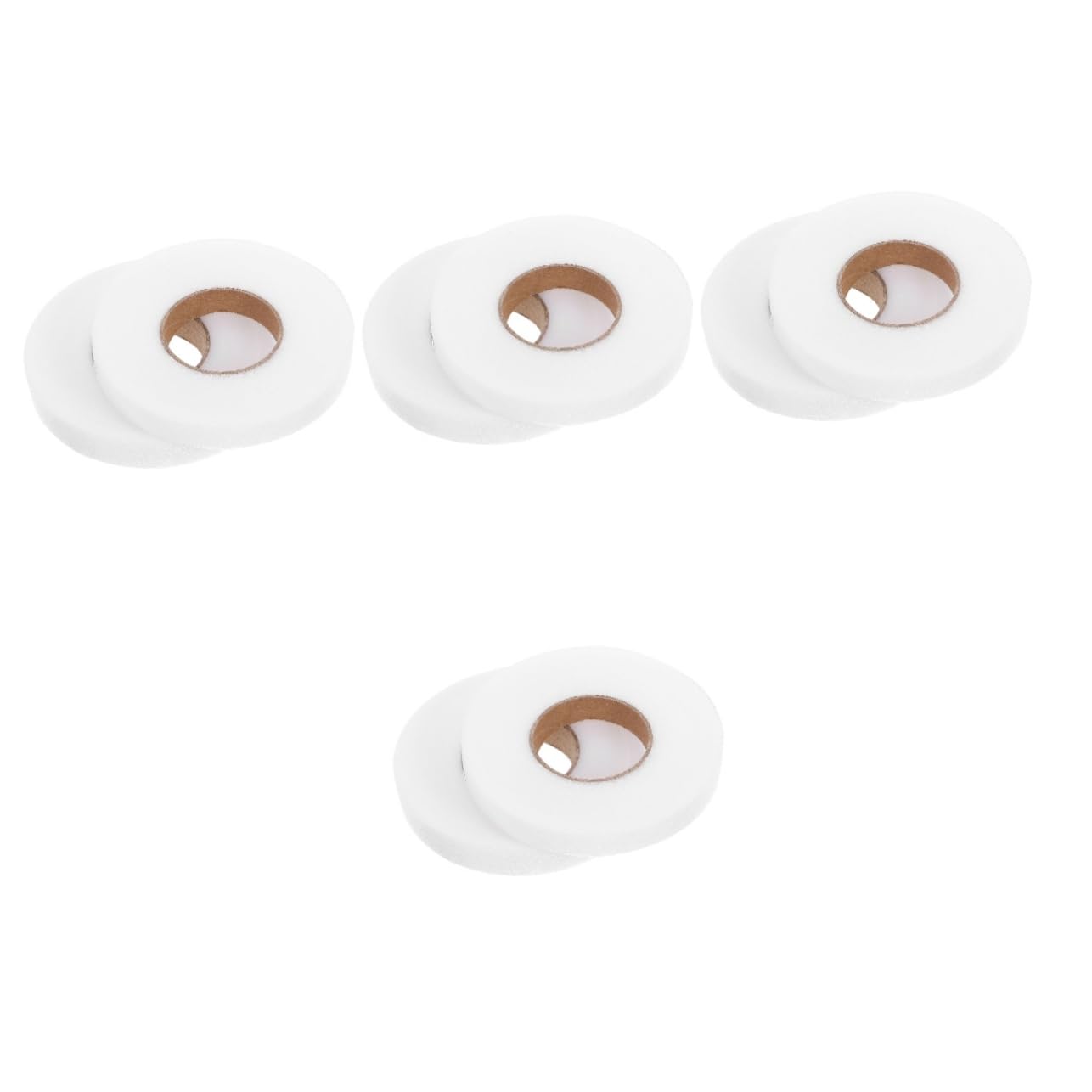 8 Rollos cinta de doble cara para tela cinta dobladillo para pantalones cinta adhesiva blanca cortinas de ventana cinta de alfombra cinta para dobladillo de cortina sin coser bar