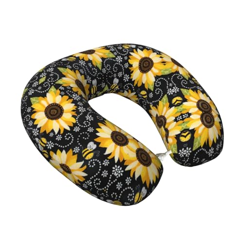 Almohada cervical de espuma viscoelástica negra miniatura 2