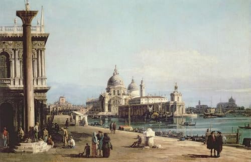 Impression peinture huile Bernardo Bellotto toile d'art durable 60x90cm