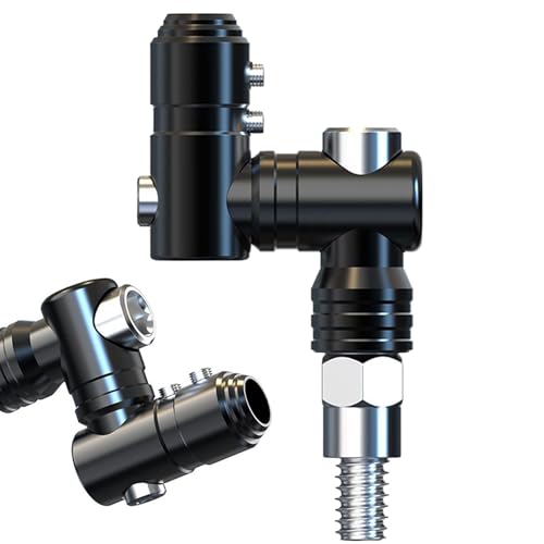 Ruwshuuk Supports de Rétroviseurs pour Moto,Adaptateur Réglable pour Rétroviseur Arrière de Moto | Accessoires Motos Polyvalents pour Sports Extérieurs, Randonnée et Cyclisme Masculin