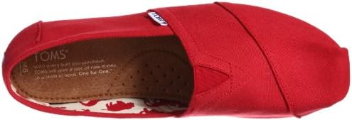 TOMS Men's Classic Canvas Slip-On, Red - 14 D(M) US | Image 4