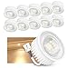 Produktbild linovum 10x LED Modul 230V warmweiß 3000K ultra flacher Ersatz für GU10 & MR16 Höhe 23mm - LED-Leuchtmittel Ø 50mm 2W 10er Set