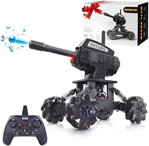 VANLINNY Robot Toy Kits, RC Tank for Boys Girls, 3-in-1 Water Beads DIY Remote Control Car with 10 mph 360 Degree Drifting, Science Kits for Kids Age 8-12, Programmable, Xmas Birthday Gifts