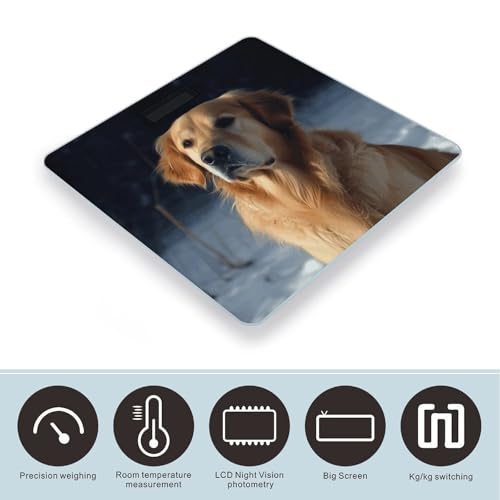 Báscula Digital para Baño con Pantalla LCD y Alta Precisión miniatura 3