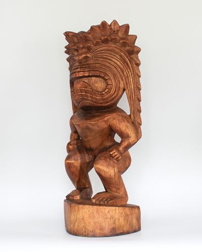 G6-Collection-24-Extra-Large-Handmade-Wooden-Primitive-Tribal-Statue-Sculpture-Tiki-Bar-Totem-Handcrafted-Unique-Gift-Art-Decorative-Home-Decor-Accent-Figurine-Decoration-Hand-Carved-Spiky-Hair G6 Collection 24 Extra Large Handmade Wooden Primitive Tribal Statue Sculpture Tiki Bar Totem Handcrafted Unique Gift Art Decorative Home Decor Accent Figurine Decoration Hand Carved Spiky Hair