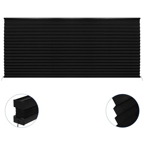 Image of NOVINO RV Blinds Shades for Camper Window,RV Pleated Shades Camper Blinds for Travel Trailers Motorhome Motor Coach-74 W x 42 inch L