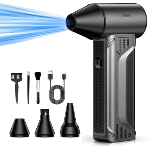 JSDNGURK �[�d��10000mAh�o�b�e���[�쓮�̈��k�G�A�_�X�^�[�A180000RPM�A3�i�K�M�A�����\�A�L�[�{�[�h/PC/��/���O�ł̎g�p�ɍœK