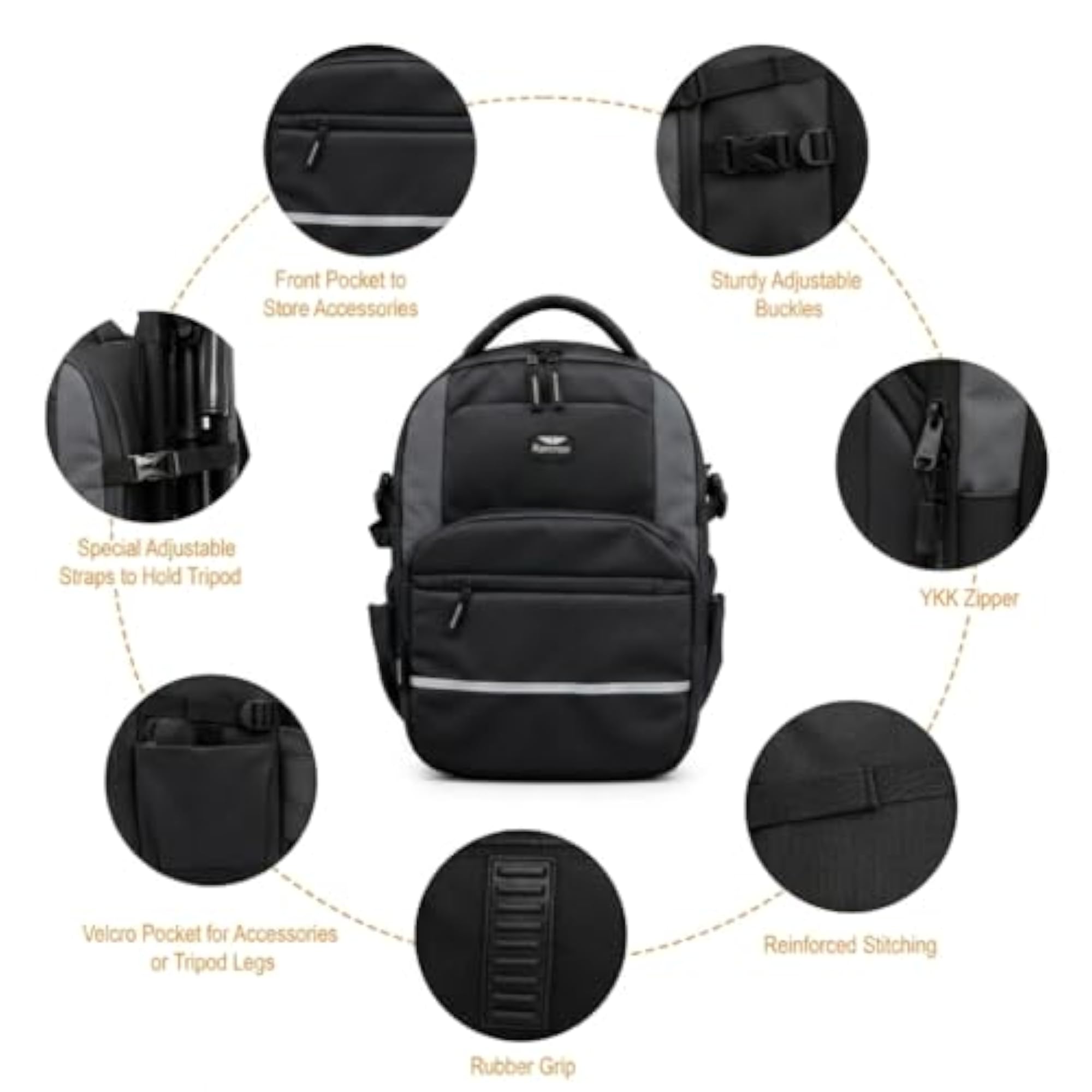 A91 Backpack Camera Bag with Laptop Compartment