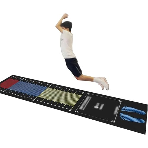 Tapete para salto de longitud alfombra para evitar resbalones en pruebas de práctica en casa