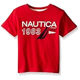 Nautica Boys' Short Sleeve Crew Neck 1983 Graphic Tee