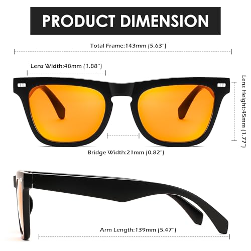 Image of FEISEDY Fashion Blue Light Blocking Glasses for Men Women Computer Gaming Glasses Anti Eyestrain Sleeping Glasses B1225